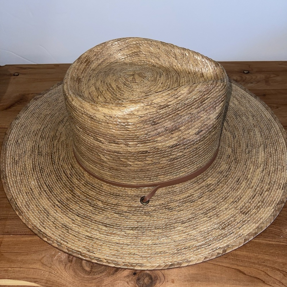 Two Roads Lifeguard Pipeline Style Straw Hat Western Cowboy